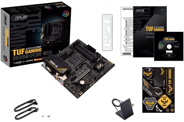 Płyta główna ASUS A520M Plus TUF Gaming Socket AM4 AMD A520 DDR4 microATX