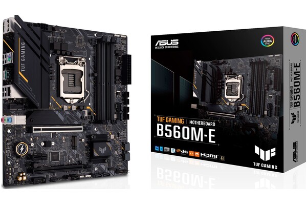 Płyta główna ASUS B560M-E TUF Gaming Socket 1200 Intel B560 DDR4 microATX