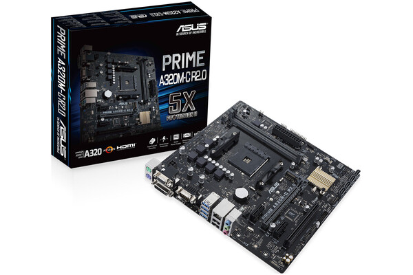 Płyta główna ASUS A320M-C Prime R2.0 Socket AM4 AMD A320 DDR4 microATX