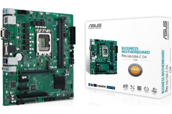 Płyta główna ASUS H610M-C Pro D4 Socket 1700 Intel H610 DDR4 microATX