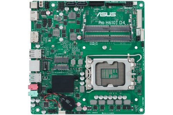 Płyta główna ASUS H610T Pro D4 Socket 1700 Intel H610 DDR4 Mini-ITX