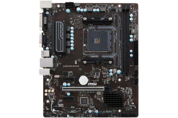 Płyta główna MSI A320M Pro-VD Plus Socket AM4 AMD A320 DDR4 microATX