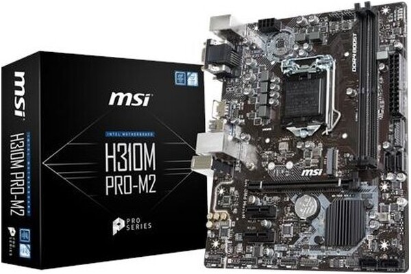 Płyta główna MSI H310M Pro-M2 Plus Socket 1151 Intel H310 DDR4 microATX