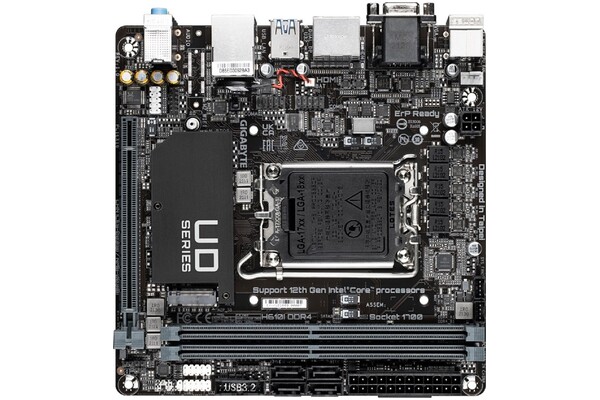 Płyta główna GIGABYTE H610I Socket 1700 Intel H610 DDR4 Mini-ITX