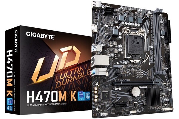 Płyta główna GIGABYTE H470MK Socket 1200 Intel H470 DDR4 microATX