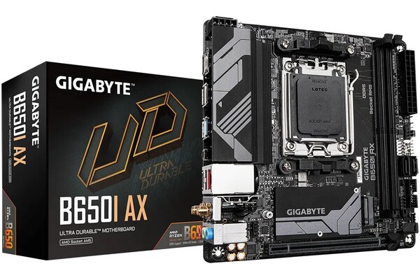 Płyta główna GIGABYTE B650I Aorus Ultra Socket AM5 AMD B650 DDR5 Mini-ITX