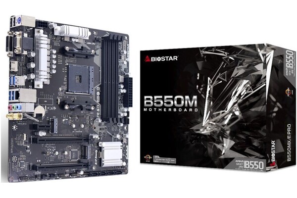 Płyta główna BIOSTAR B550MXE Pro Socket AM4 AMD B550 DDR4 microATX