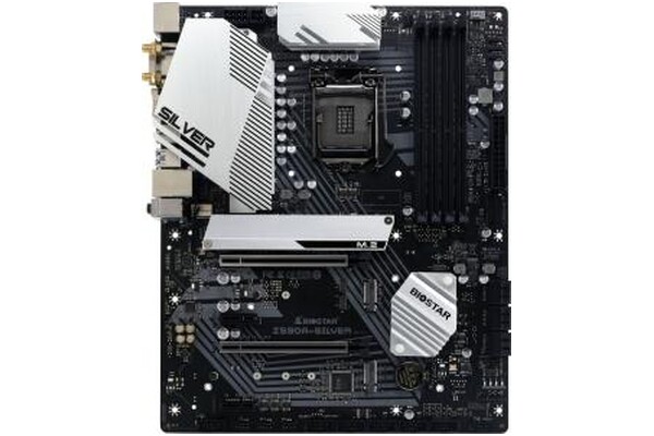 Płyta główna BIOSTAR Z590A Silver Socket 1200 Intel Z590 DDR4 ATX