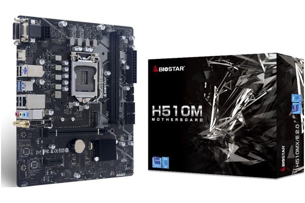 Płyta główna BIOSTAR H510MXE 2.0 Socket 1200 Intel H510 DDR4 microATX