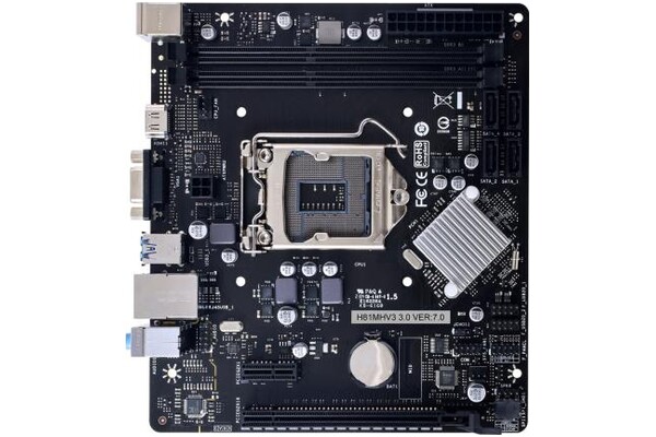 Płyta główna BIOSTAR H81MHV3 3.0 socket 1150 Intel H81 DDR3 microATX