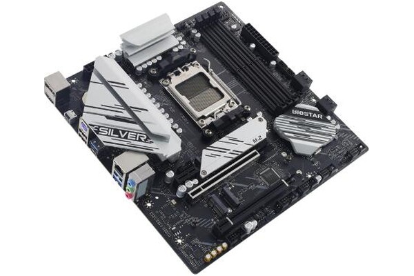 Płyta główna BIOSTAR B650M Silver Socket AM5 AMD B650 DDR5 microATX
