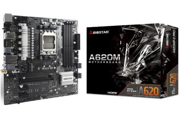 Płyta główna BIOSTAR A620MPE Pro Socket AM5 AMD A620 DDR5 microATX