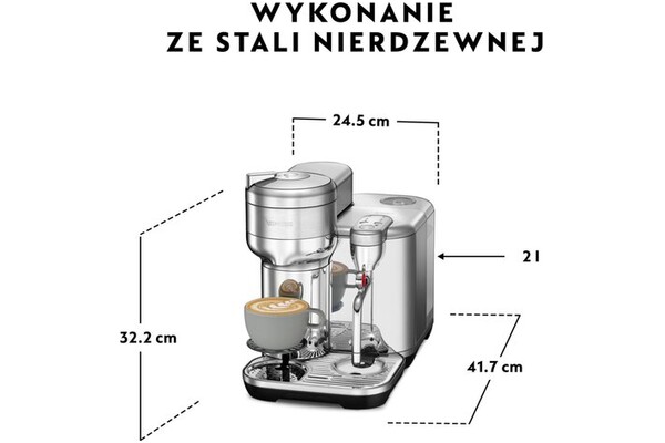Ekspres SAGE SVE850BSS kapsułkowy