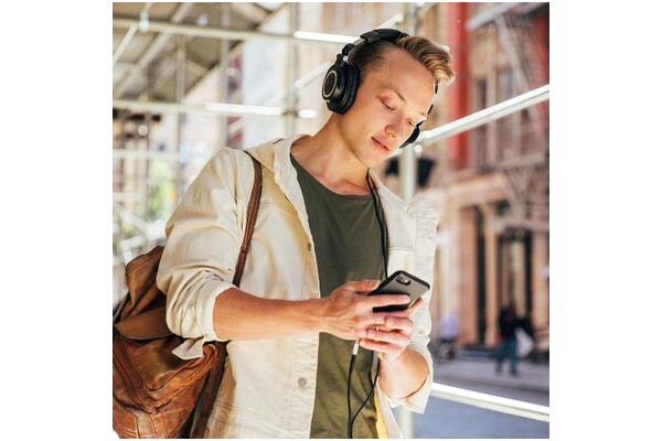 Słuchawki AUDIO-TECHNICA ATHM50XBK Nauszne Przewodowe czarny