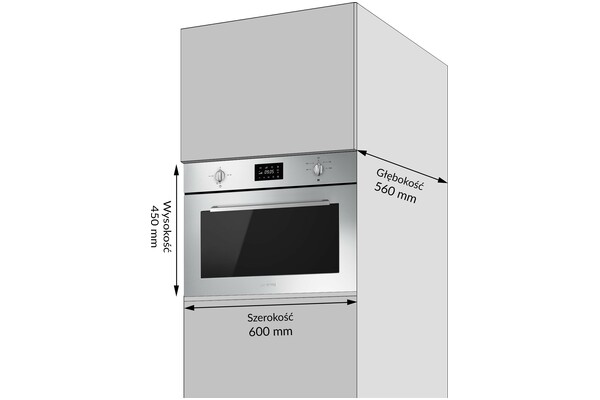 Kuchenka mikrofalowa Smeg SF4400MX