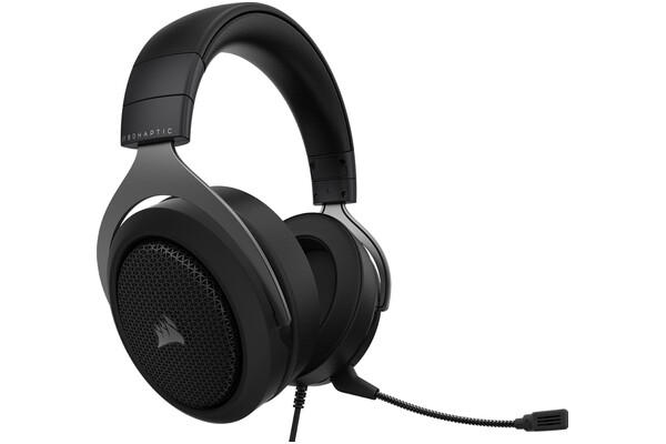 Słuchawki CORSAIR HS60 Pro Nauszne Przewodowe czarny
