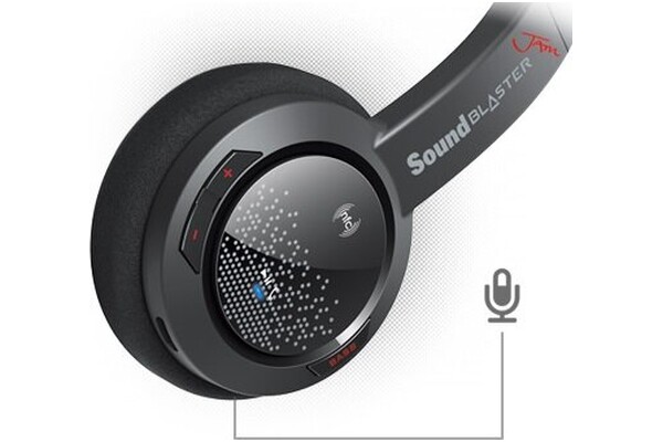 Słuchawki Creative Sound Blaster Jam Nauszne Bezprzewodowe czarny