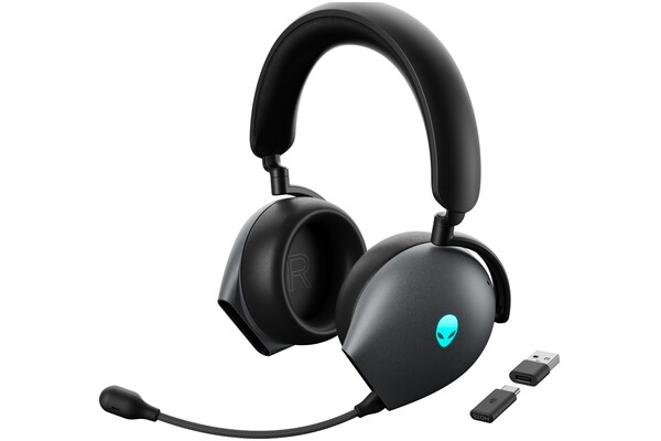 Słuchawki DELL 920H Alienware Nauszne Bezprzewodowe czarny