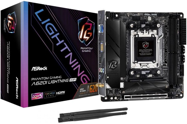 Płyta główna ASrock A620I Socket AM5 AMD A620 DDR5 Mini-ITX