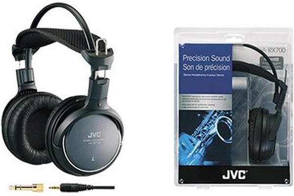 Słuchawki JVC HARX700E Nauszne Przewodowe czarny