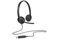 Słuchawki Logitech H340 Nauszne Przewodowe czarny