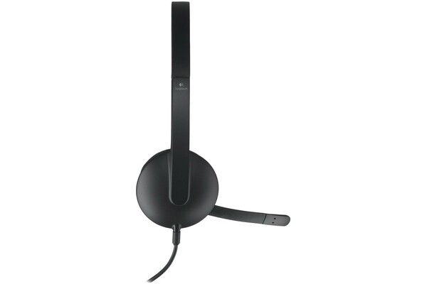 Słuchawki Logitech H340 Nauszne Przewodowe czarny