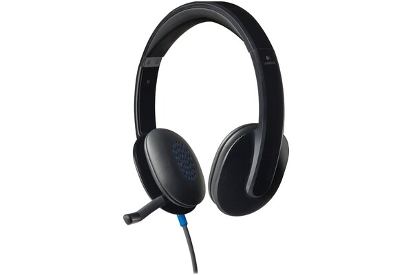 Słuchawki Logitech H540 Nauszne Przewodowe czarny