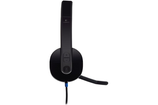 Słuchawki Logitech H540 Nauszne Przewodowe czarny