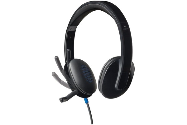 Słuchawki Logitech H540 Nauszne Przewodowe czarny