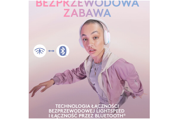Słuchawki Logitech G735 Nauszne Bezprzewodowe biały