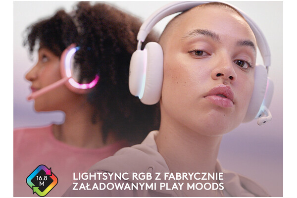 Słuchawki Logitech G735 Nauszne Bezprzewodowe biały