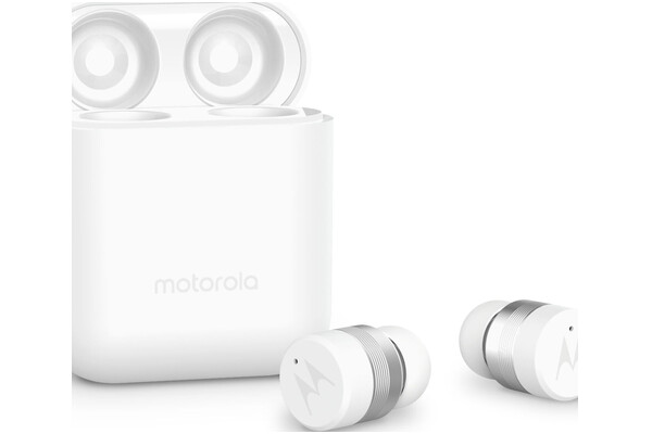 Słuchawki Motorola VerveBuds 110 Dokanałowe Bezprzewodowe biały