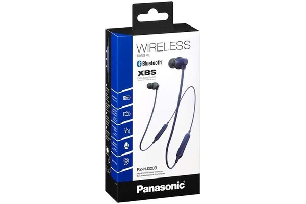 Słuchawki Panasonic RZNJ320BEA Dokanałowe Bezprzewodowe niebieski