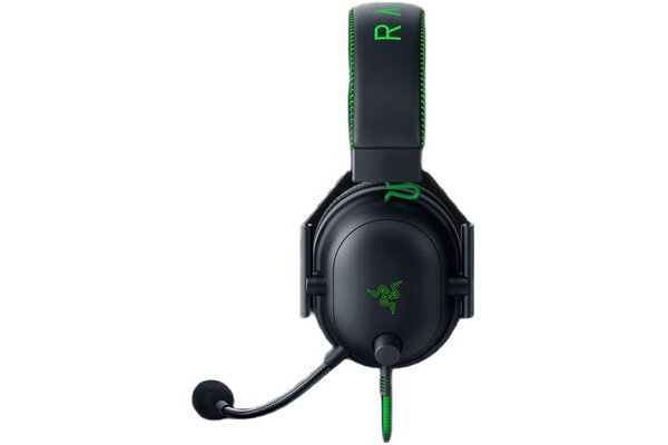Słuchawki Razer Blackshark V2 Nauszne Przewodowe czarno-zielony