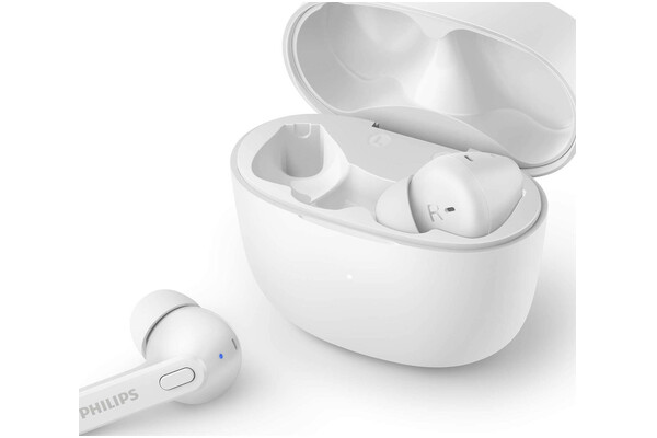 Słuchawki Philips TAT2206WT00 Dokanałowe Bezprzewodowe biały