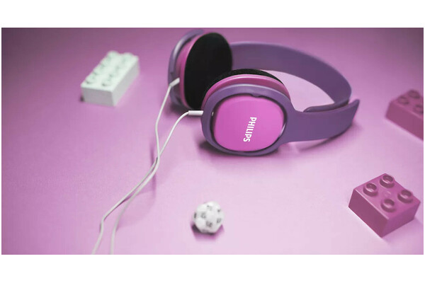 Słuchawki Philips SHK2000PK Nauszne Przewodowe różowy
