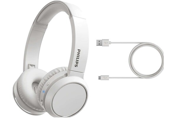 Słuchawki Philips TAH4205WT00 Nauszne Bezprzewodowe biały