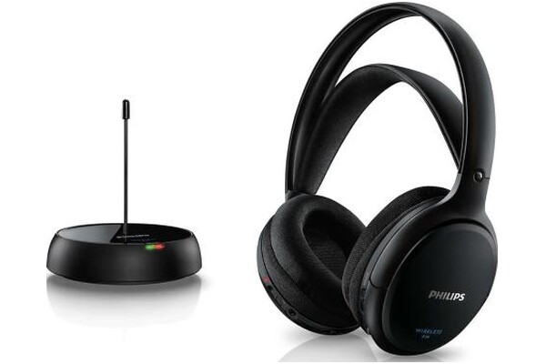 Słuchawki Philips SHC5200 Nauszne Bezprzewodowe czarny