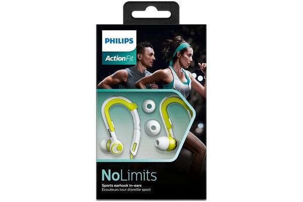 Słuchawki Philips SHQ3400LF00 Dokanałowe Przewodowe zielono-biały