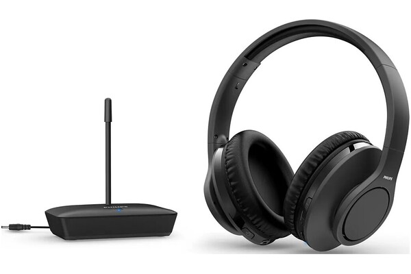 Słuchawki Philips TAH6005BK10 Nauszne Bezprzewodowe czarny
