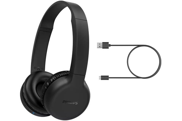 Słuchawki Philips TAH1205BK Nauszne Bezprzewodowe czarny