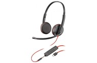 Słuchawki Plantronics BLACKWIRE 3225 Nauszne Przewodowe czarno-czerwony