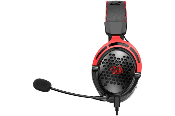 Słuchawki Redragon H386 Diomedes Nauszne Przewodowe czarno-czerwony