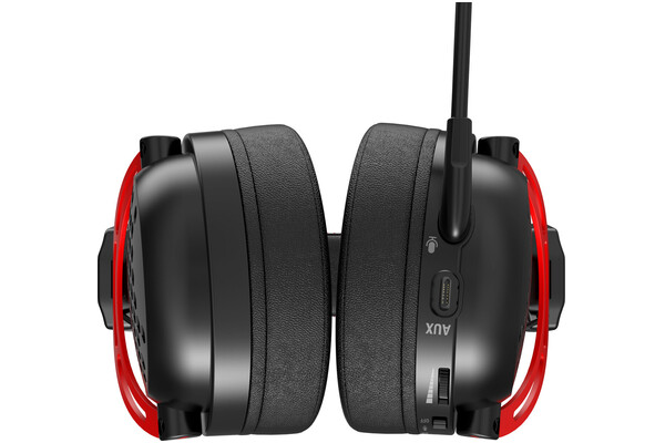 Słuchawki Redragon H386 Diomedes Nauszne Przewodowe czarno-czerwony