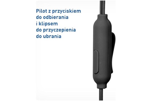 Słuchawki Reinston EZS005 Dokanałowe Przewodowe czarny