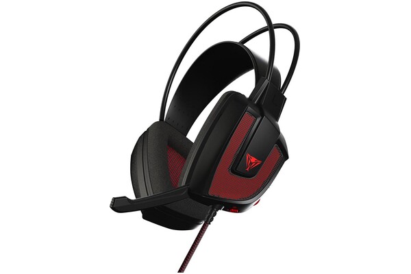 Słuchawki Patriot V360 Viper Nauszne Przewodowe czarno-czerwony