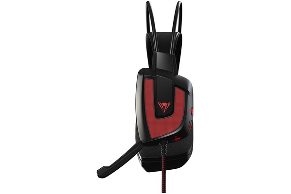 Słuchawki Patriot V360 Viper Nauszne Przewodowe czarno-czerwony