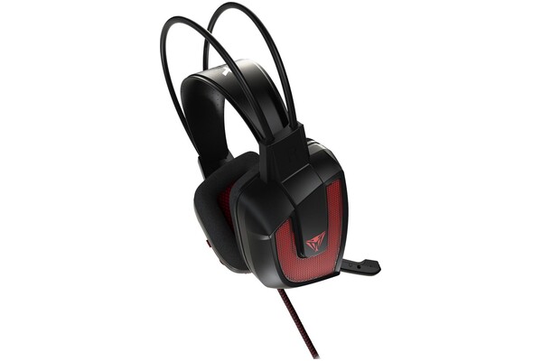 Słuchawki Patriot V360 Viper Nauszne Przewodowe czarno-czerwony