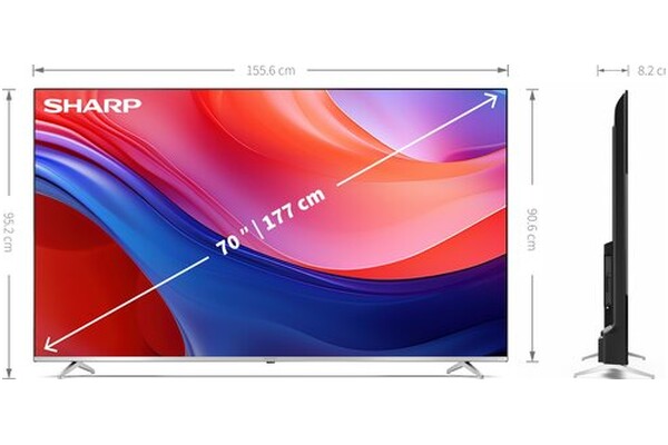 Telewizor Sharp 70GP6 70" 4K Ultra HD