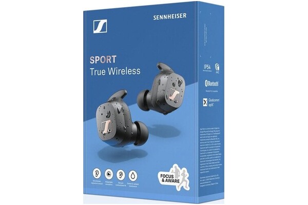 Słuchawki Sennheiser CX Sport Dokanałowe Bezprzewodowe czarny